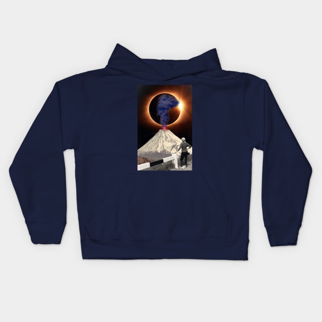 Ring Of Fire... Kids Hoodie by montagealabira